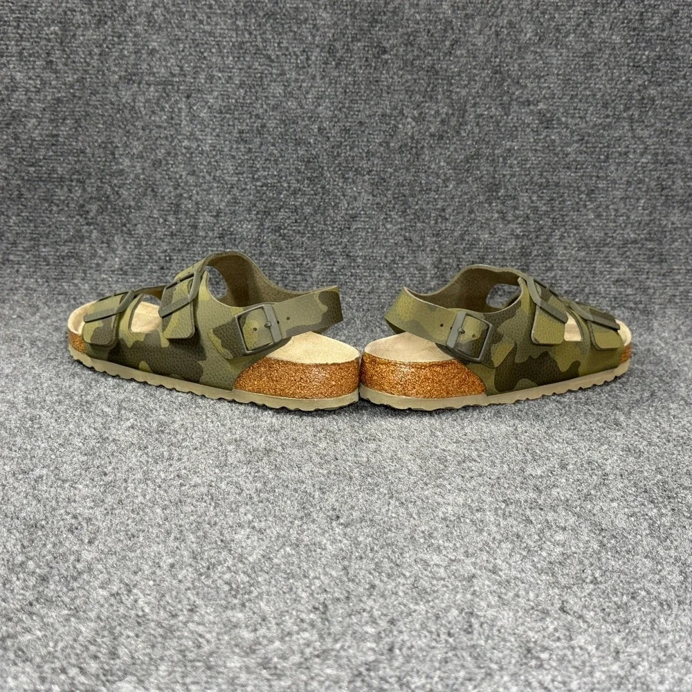 Birkenstock‎ Milano Sandals Men's 9 Desert Soil Camouflage Green Soft Footbed